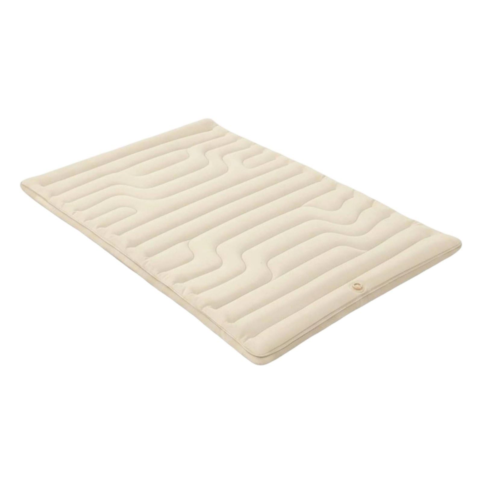 Tapis rafraîchissant pour chien coussin de repos respirant beige 91x58cm