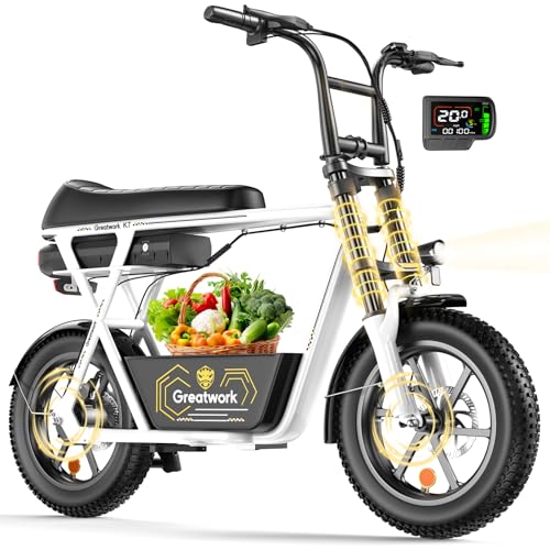Best Electric Scooter for Adults 20mph: GREATWORK Peak 1200W1500W Electric Scooter with
