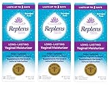 Replens Long Lasting Vaginal Moisturizer, 35 g (Pack of 3) 14 Applications and One reusable applicator by Replens
