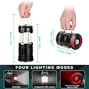 2 Pack Camping Lanterns Camping Essentials Tent Lights Camping Accessories — photo 3 of 5
