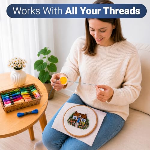 Image of Thread Wax and Thread Conditioner (2pk) - Contains Beeswax for Sewing and Gloss Threads Waxer. Magic Conditioner for Hand Sewing Embroidery. Hand Quilting Supplies to Strengthen and Reduce Knots