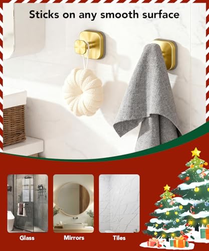 3Pcs Suction Cup Hooks for Shower, Suction Cup Hooks - image 8