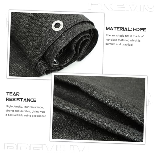 OFFSCH Shade Fence Decorative Fence Garden Sunblock Tarps Balcony Mesh Net Garden Shelter Courtyard Protective Cover Sun Shade Net Balcony Shield Screen Hdpe Protective Net