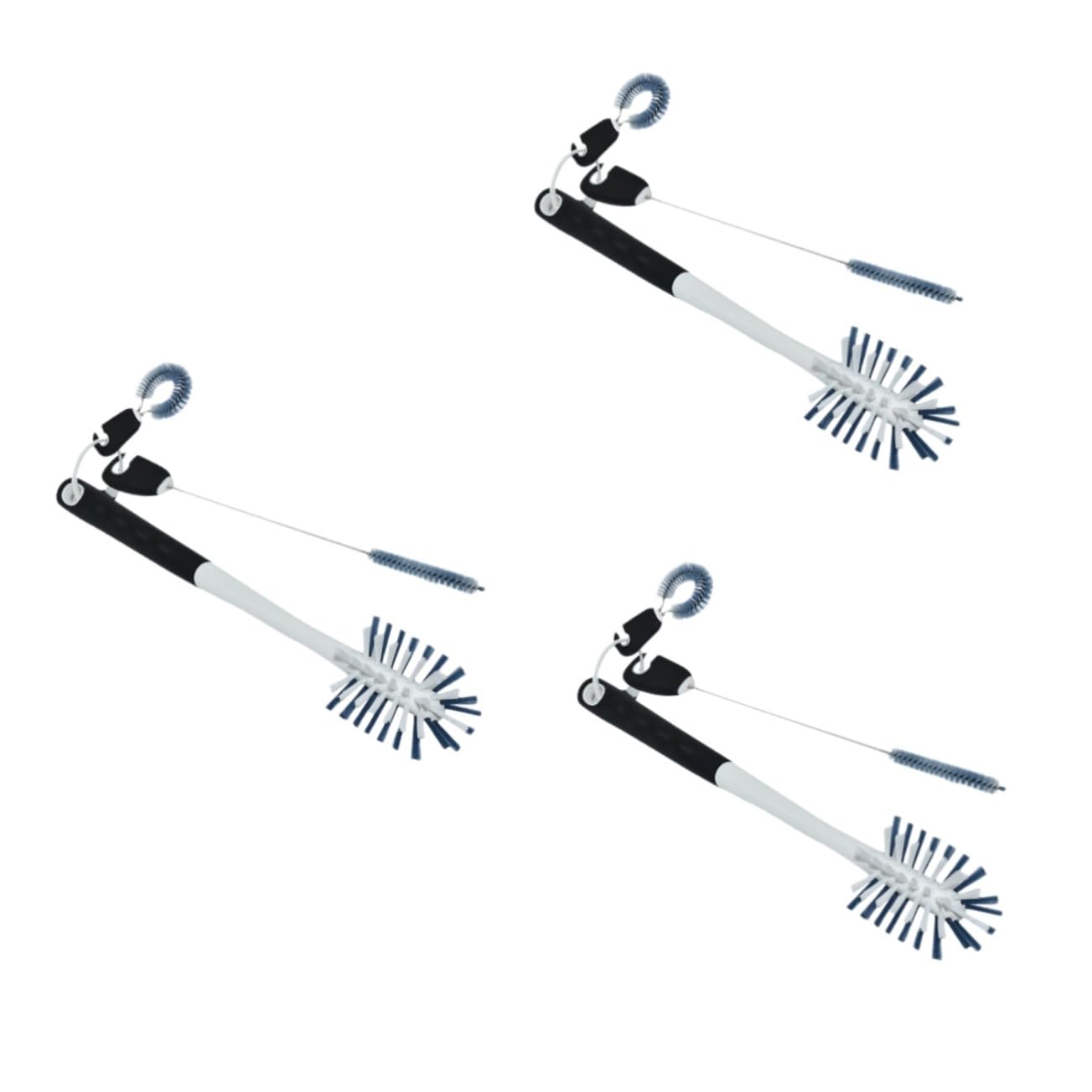 Mobestech 3-teiliges 3-in-1-multifunktions-reinigungsset Für Flaschen Reagenzgläser Bürsten Haare Und Lebensmittelechte Größen Für Verschiedene Anwendungen
