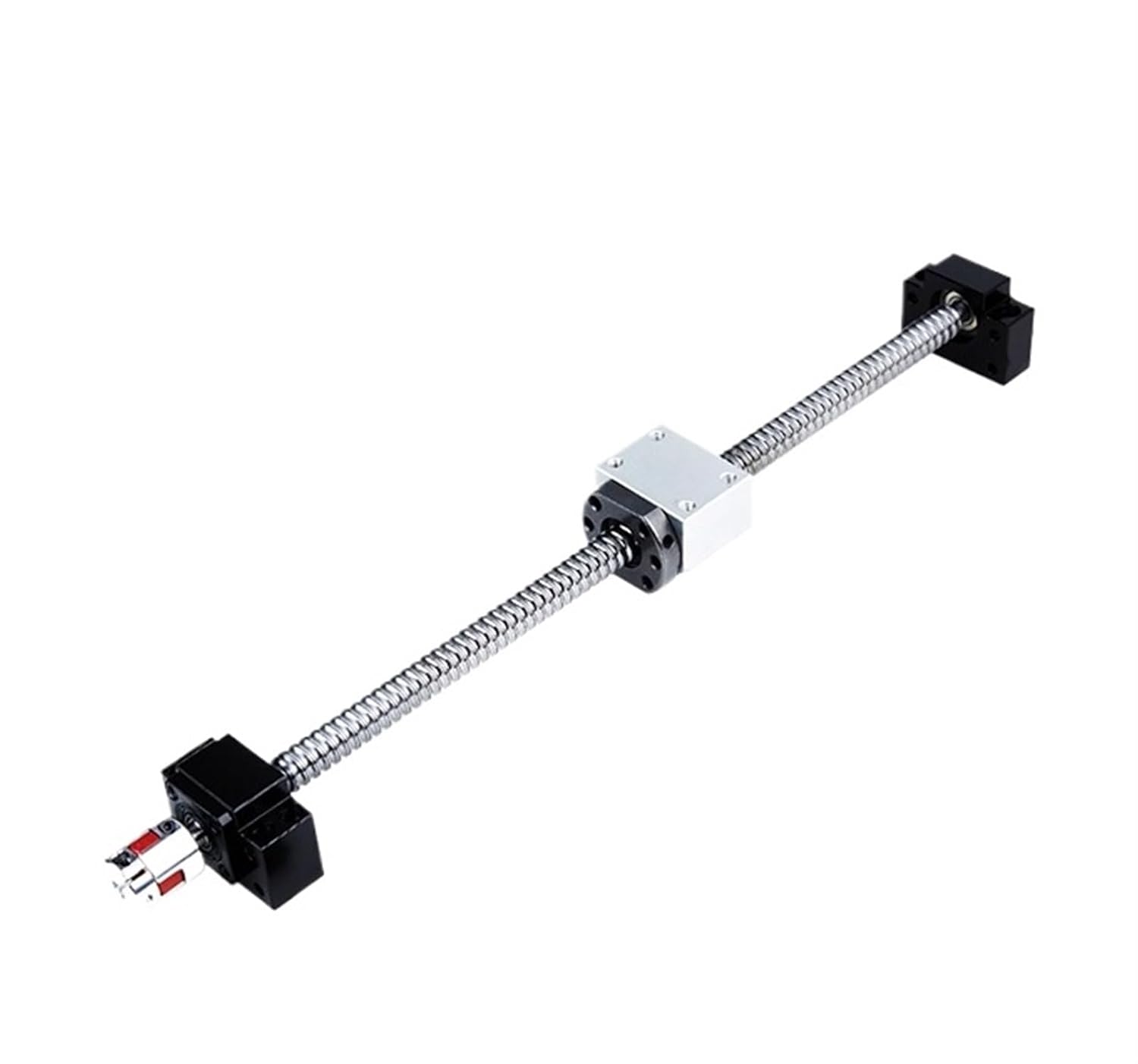 Linear Motion Ball Screw Machine Parts Ball Screw SFU1610+BKBF12+ Nut Housing DSG16H+D19L25 8 * 8mm Coupling(550mm)