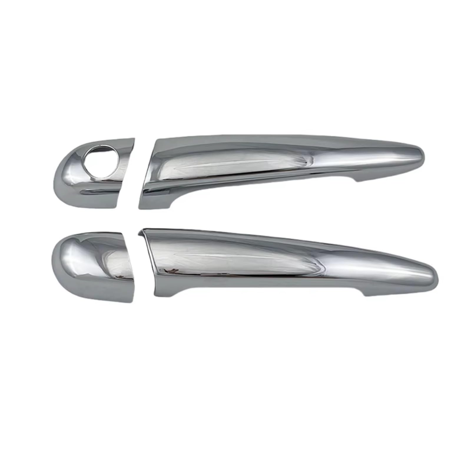 Qdzvalumv One Color Car Door Handles Cover Shell Compatible With Bmw For E46 For 330Ci 1996-2005 Door Handle Cover Stickers Exterior Car Accessories Protector Set