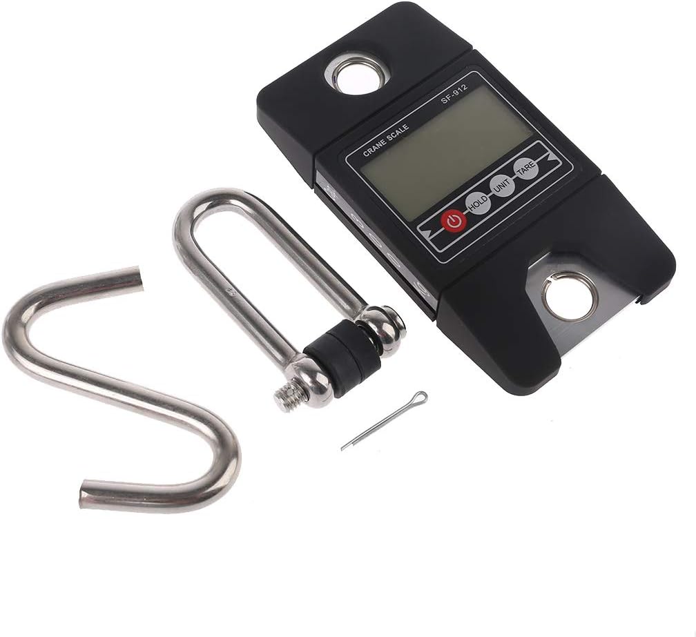 Digital Hand Held Electronic for Fishing Weights Scale Hanging Portable LCD Display Digital Luggage Scale with Backlight Alloy