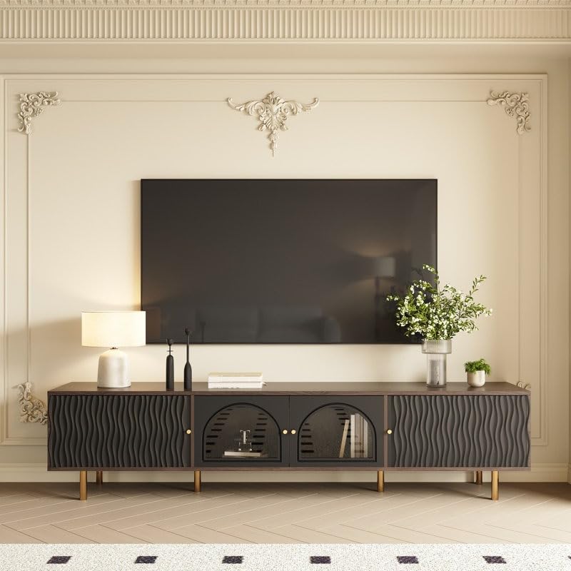 Heera Moti Ghelain TV Unit TV Stand Table for Living Room/Bedroom Brown (Medium)-image-18