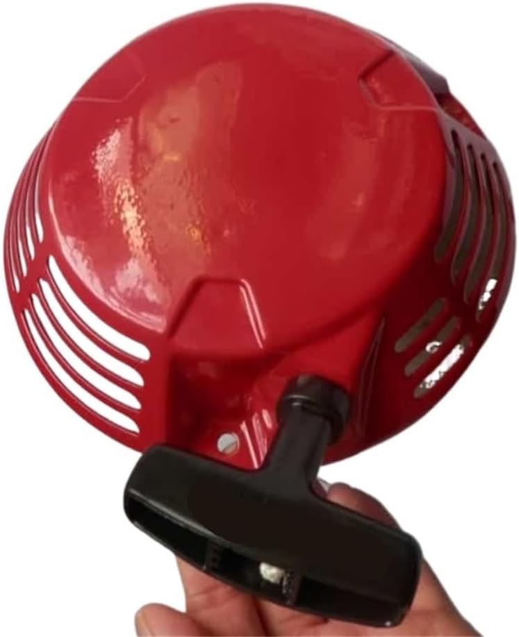 GXV160 Recoil Starter Fit for GXV140 HRU216 HRJ196 HR*HRH536 535 1P68F Mower Pull Rope KNOB Cover Pulley Spring Free(A Steel Bar Ratchet)