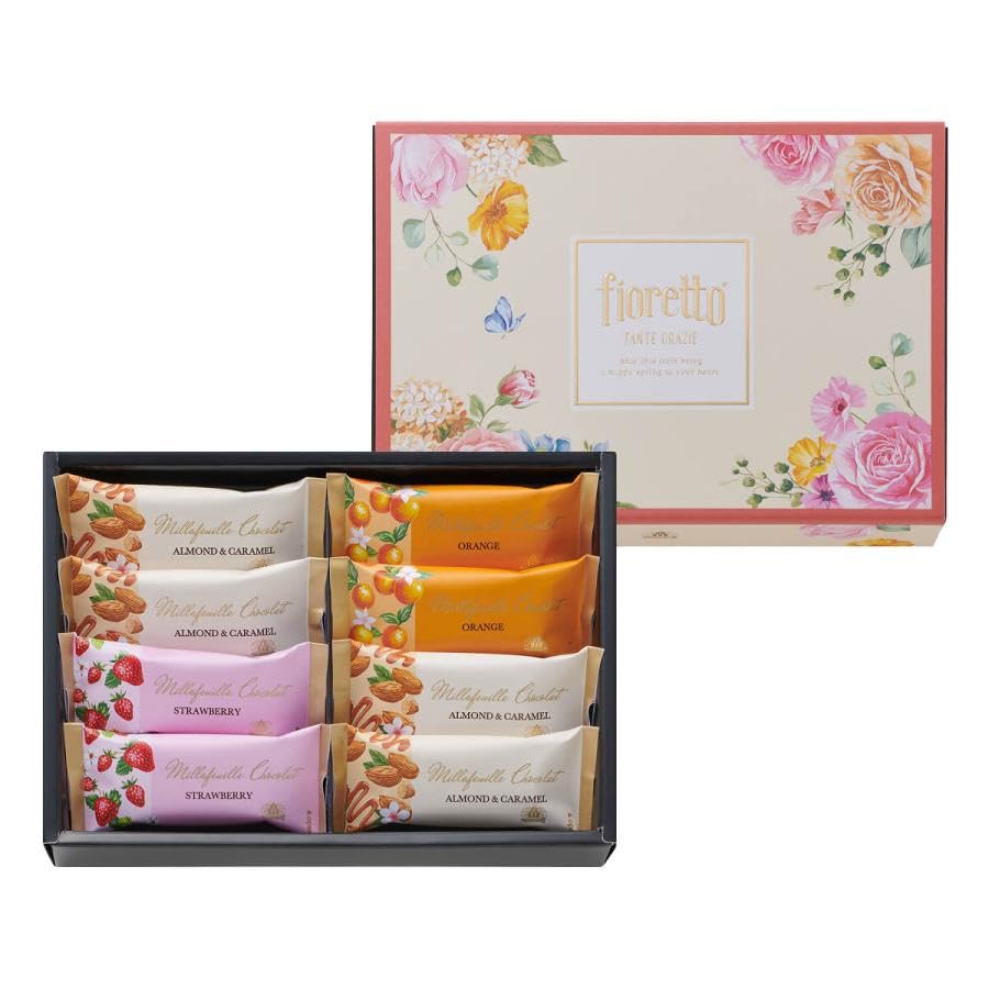 Amazon.co.jp: Morozoff フィオレット ミルフィーユショコラ8個入り