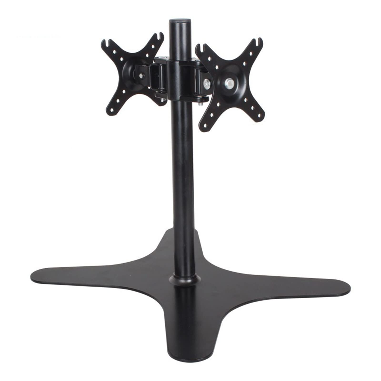 asdchZen Dual Monitor Stand,Monitor Free-Standing Desk Stand For 2 Screens Up To 32 Inch,Height Adjustment,Tilt,Swivel,Rotate Monitor Desk Mount