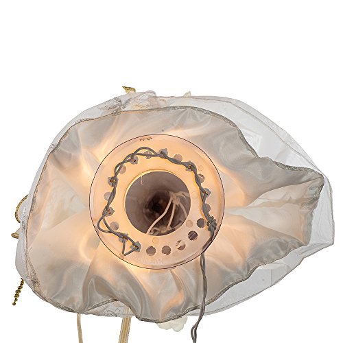 Kurt Adler 16-Inch Ul 10 Light Ivory And Gold Angel Treetop #TOP6