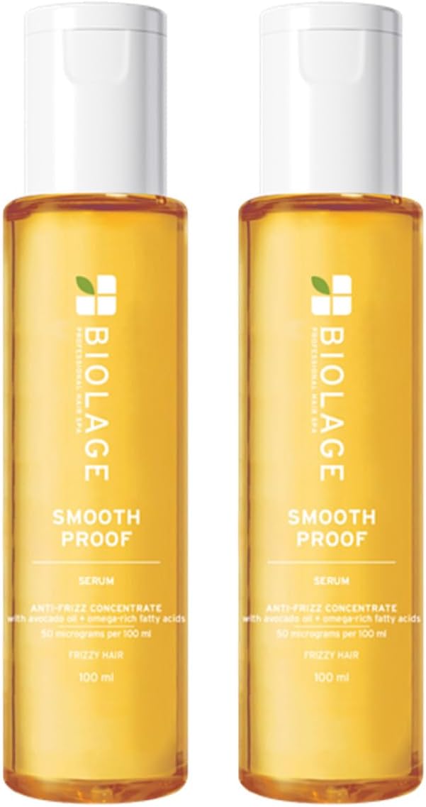 Biolage Smooth Proof 6-in-1 Hair Serum | Deep Smoothening With Avocado & Grape Seed Oil | Up to 72HR Frizz Control |For Women & Men | Vegan & Cruelty-Free
