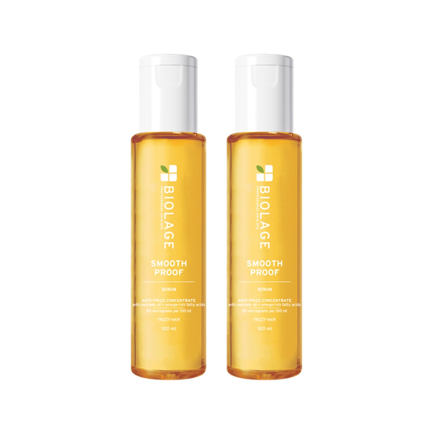 - Biolage Smoothproof 6-in-1 Professional Hair Serum for Frizzy Hair |Deep Smoothening With Avocado & Grape Seed Oil | Natural & Vegan (100 ml) (Pack of 2)