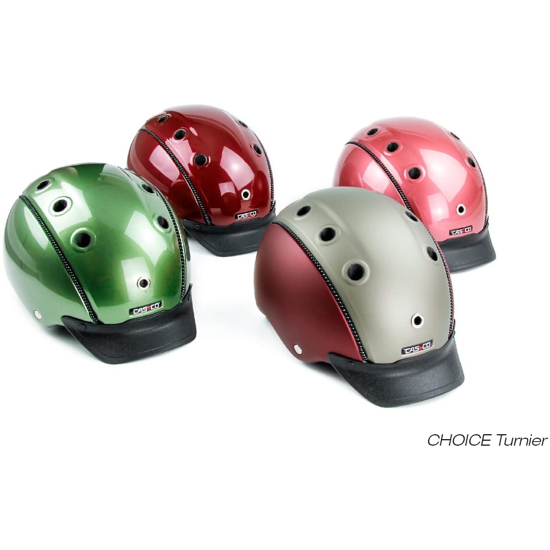 Kinder REIT-, Fahrrad- und Skihelm Choice Turnier schwarz S (52-56cm)