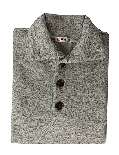 H2H Mens Casual Slim Fit Pullover Sweatshirts Knitted Shirts Napping Inside - Image 7