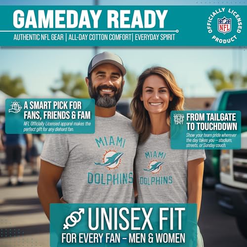 Image of NFL Gameday Cotton Blend T-Shirt for Men and Women - Licensed