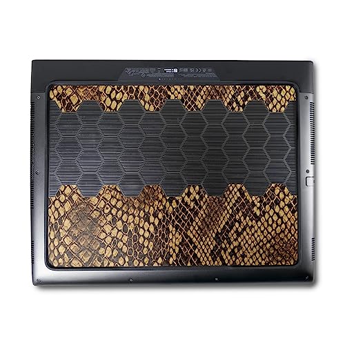 Image of MightySkins Carbon Fiber Skin Compatible with Alienware M18 R1 (2023) Full Wrap Kit - Rattleskin | Protective, Durable Textured Carbon Fiber Finish | Easy to Apply & Change Styles | Made in The USA