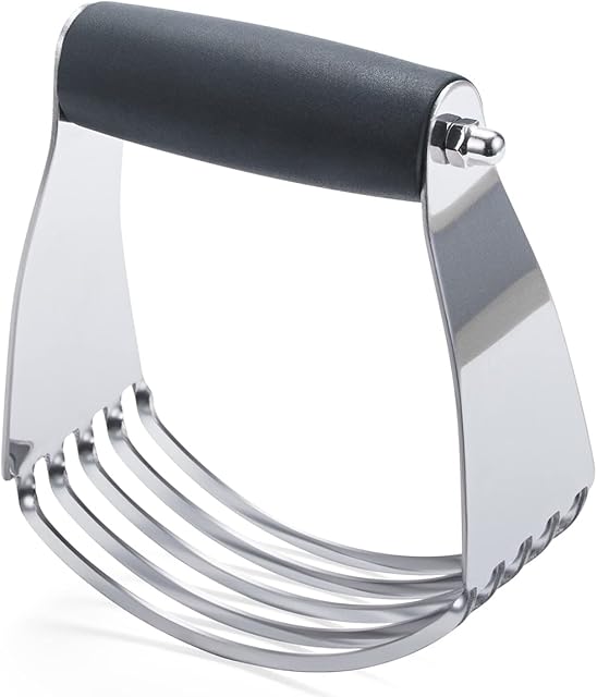 HORRAu Pastry Cutter, Kitchen Stainless Steel Dough Pastry Blender for Scone, Crumber, Baking, Butter and Flour