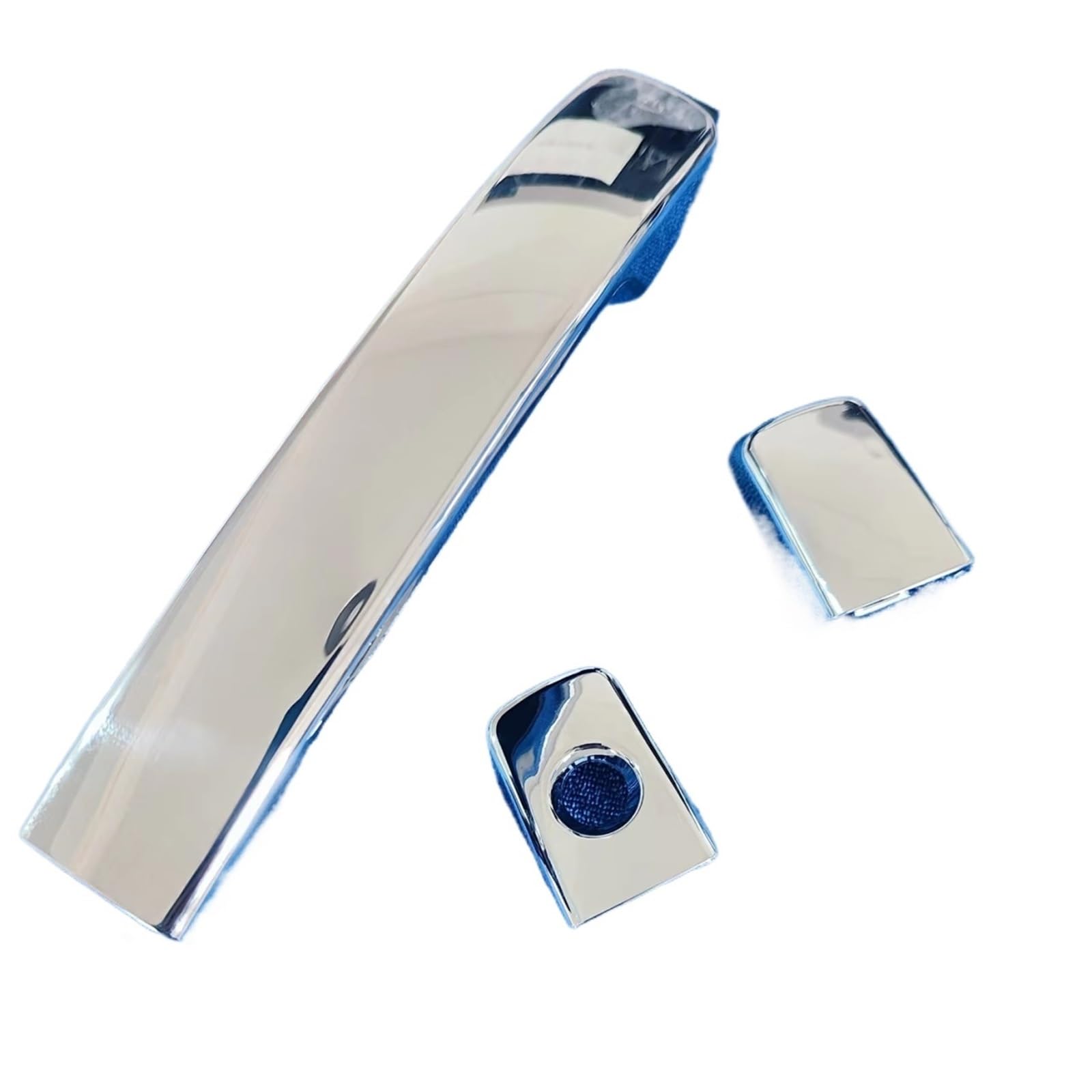 BYSKJZ Car Exterior Door Handle for Pathfinder for R51 Left Right Chrome Silver Exterior Door Handle(Chrome,LH and RH 2pcs)