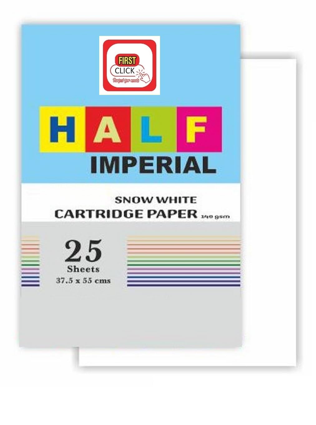 FIRST CLICK A2 Size Engineering Drawing Cartridge Paper Half Imperial Sheets, Architect Drawing for Students and Professional & Budding Artist Pack of 25 Sheets A2 Size Approx 55X37.5 cm-image-16