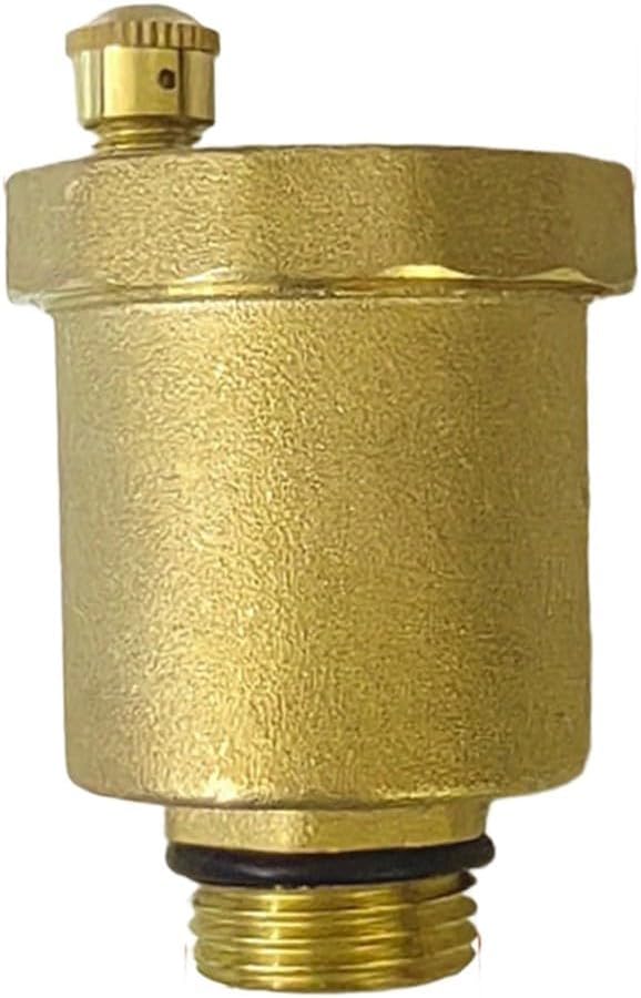 Copper Automatic Air Vent Valve for Installation in For Solar Thermal Circuits Boiler Primary Loops and Secondary Distribution Pipes (1/2 Copper)