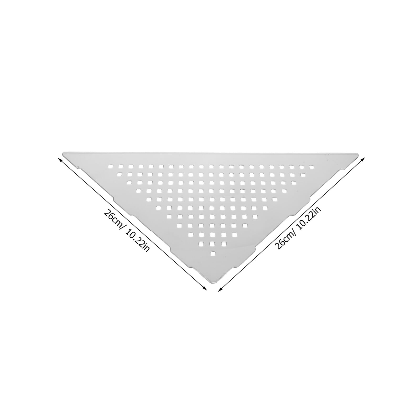 Cabilock Estante de Baño de Esquina de Acero Inoxidable Organizador de Ducha sin Taladro para Pared Almacenamiento de Esquina para Baño