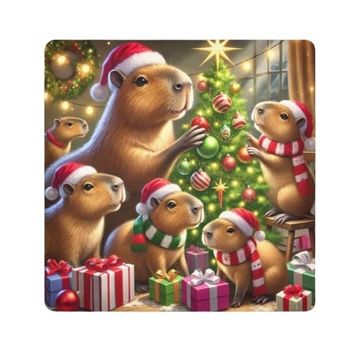 Joko Ivery Capybaras Christmas Self-adhesive Cloth 17.7
