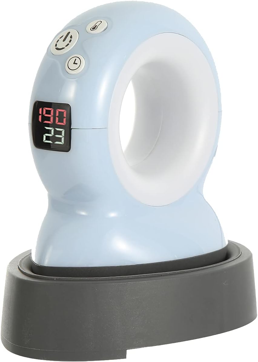 Mini Heat Press Machine for T Shirts Portable Automatic Easy Heat Press Sublimation Machine and HTV Vinyl Shirt Press Machine(Blue)