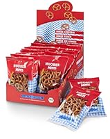 Huober Bio Mini Brezel, kleine Brezelchen im Portionsbeutel, 20 Packungen x 40g, 800 g (20 x 40g)