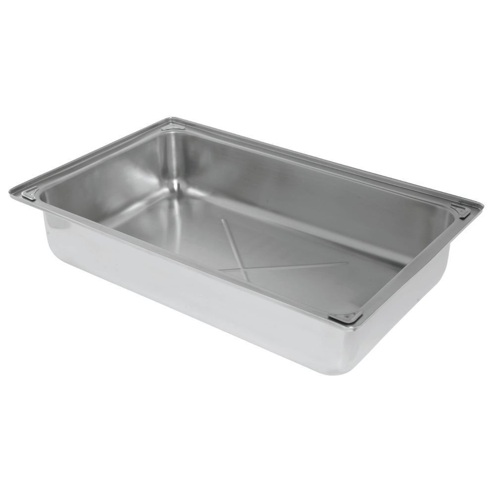 Chafer Chafing Dish Water Pan Full Size Stainless Steel - 22" L x 14" W x 4 1/2" H by HUBERT – Stainless Steel, Silver, Model 333-WP