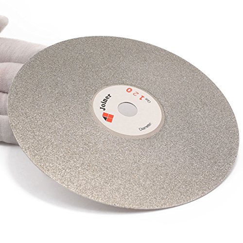 Image of 6 inch inch 150 mm Grit 120 Diamond Grinding Disc Abrasive Wheel Coated Flat Lap Disk Jewelry Tools for Gemstone Glass Rock Ceramics