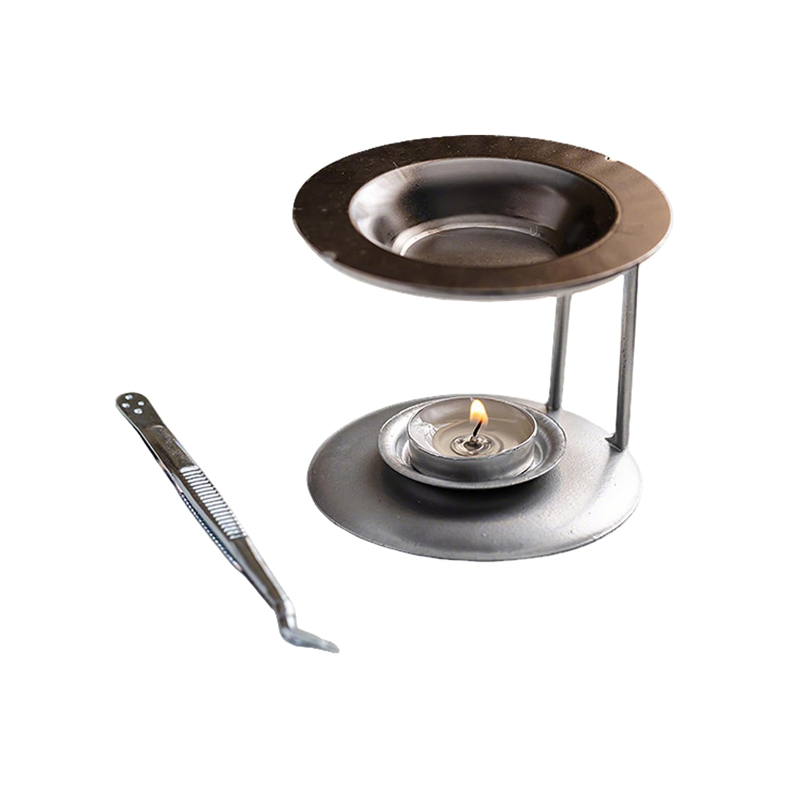 LUCKGONI Essential Oil Burners Waxes Melt Burners Fragrances Waxes Warmer,Iron Tealight Candle Holder Scented Diffuser Home Decor