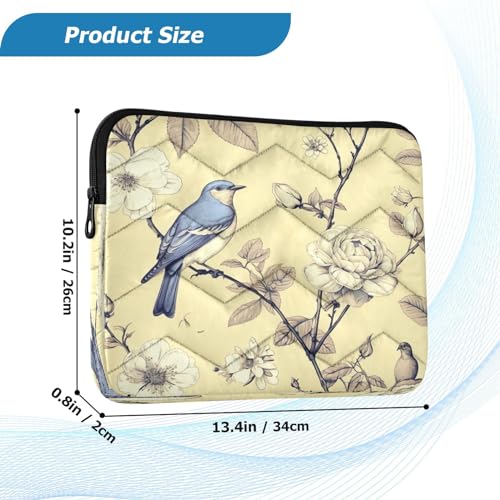 Funda para portátil 13-14 pulgadas resistente al agua beige miniatura 3