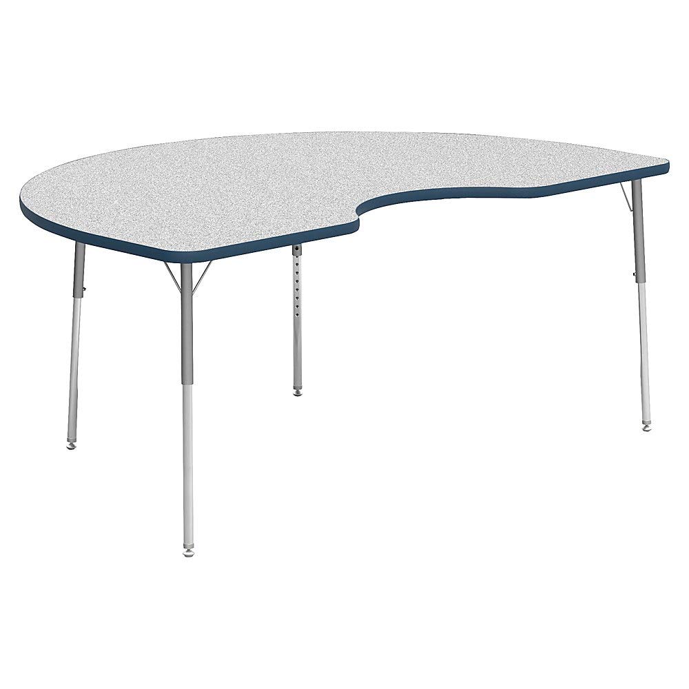 kidney shaped activity table