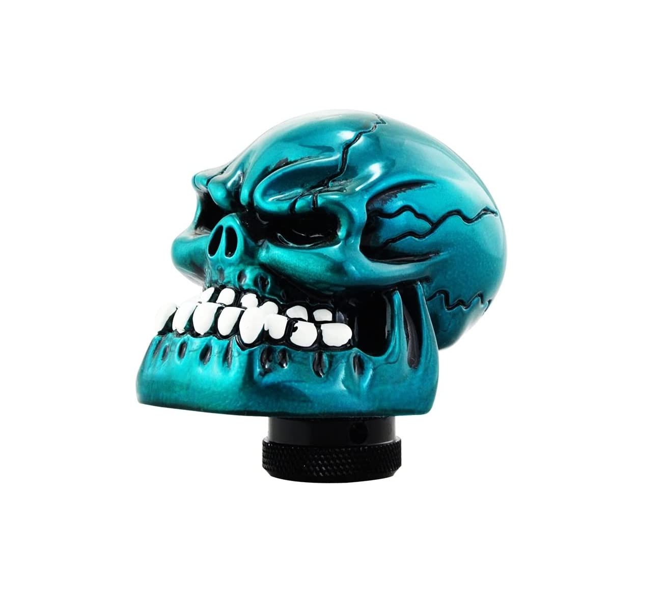 Urban Sajavaat Skull Head Gear Stick Shift Shifter Knob Lever Cover Universal Fit for Most Manual Transmission Vehicles - Blue