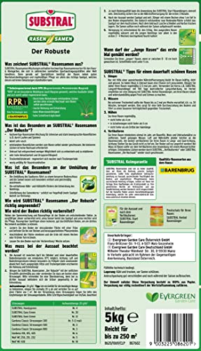 Substral Rasensamen Der Robuste, Sport- und Spielrasen, Einzigartige Strapazierrasen-Mischung, 5 kg für 250 m² - Image 3