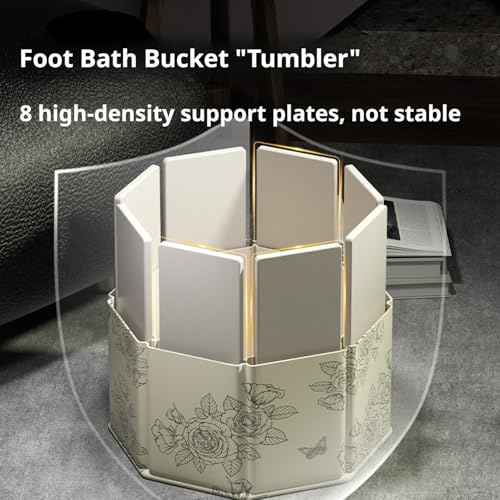 Tina Plegable para Baño de Pies con Protección para Rodilla miniatura 6
