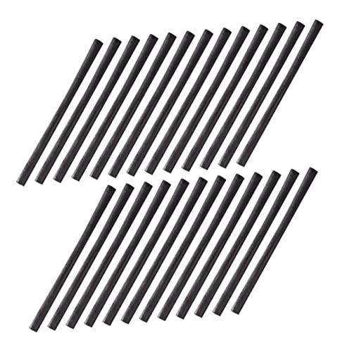 TOPPERFUN 25pcs Willow Sketch Pencils Carbon Pencils for Sketching and Basic Composition
