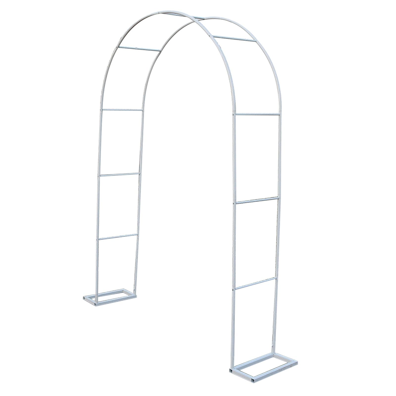 Ogrodowy łuk różany, pergola do roślin pnących, metalowa altana ogrodowa, dekoracja imprezowa na zewnątrz i wewnątrz, biała żelazna róża, łuk idealny na wesela i imprezy
