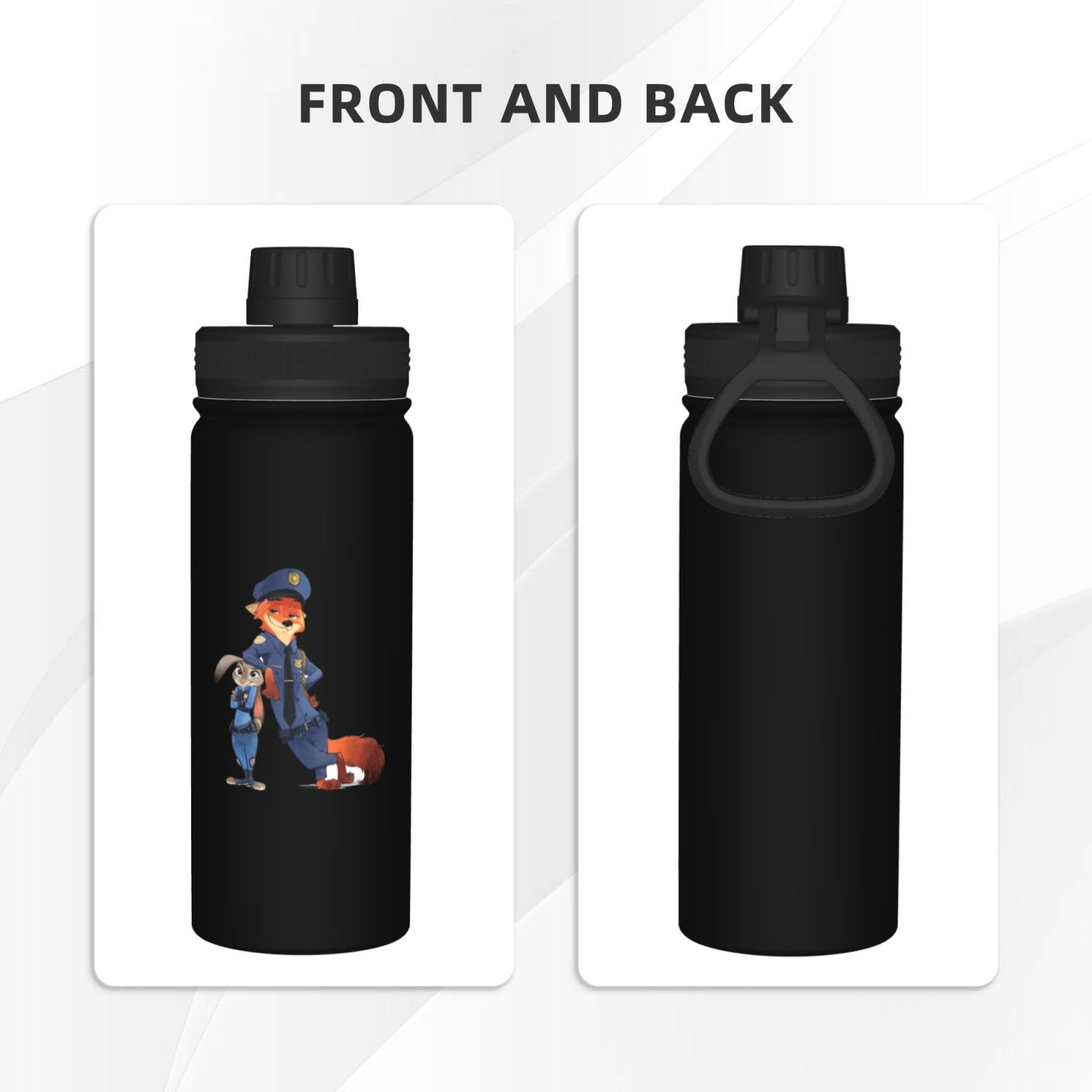 Amazon｜水筒 ズートピア スポーツボトル 魔法瓶 ステンレスボトル 二