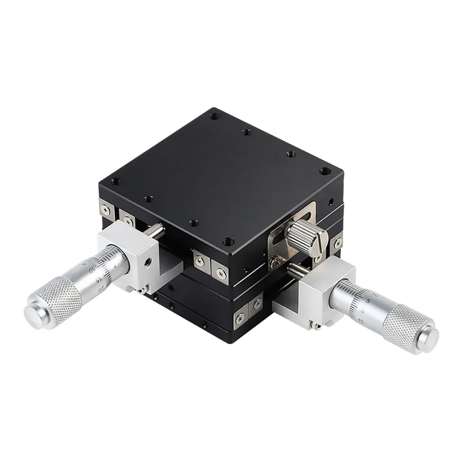 IGNVXMGKP Replacement Linear Table Manual Sliding Table XY Axis 60 * 60mm LGY-60C Ball Bearing Steel Roller Type Micrometer