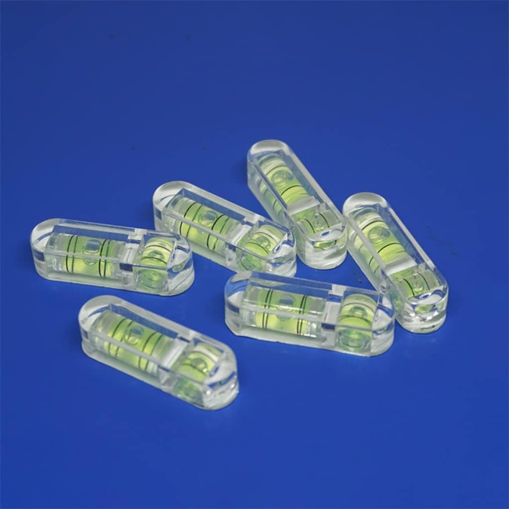 DIY Mini Bubble Level Spirit High Accuracy Inclinometer Liquid Indicator Measuring Tool (Color : As Shown, Size : One Size) (As Shown One Size)