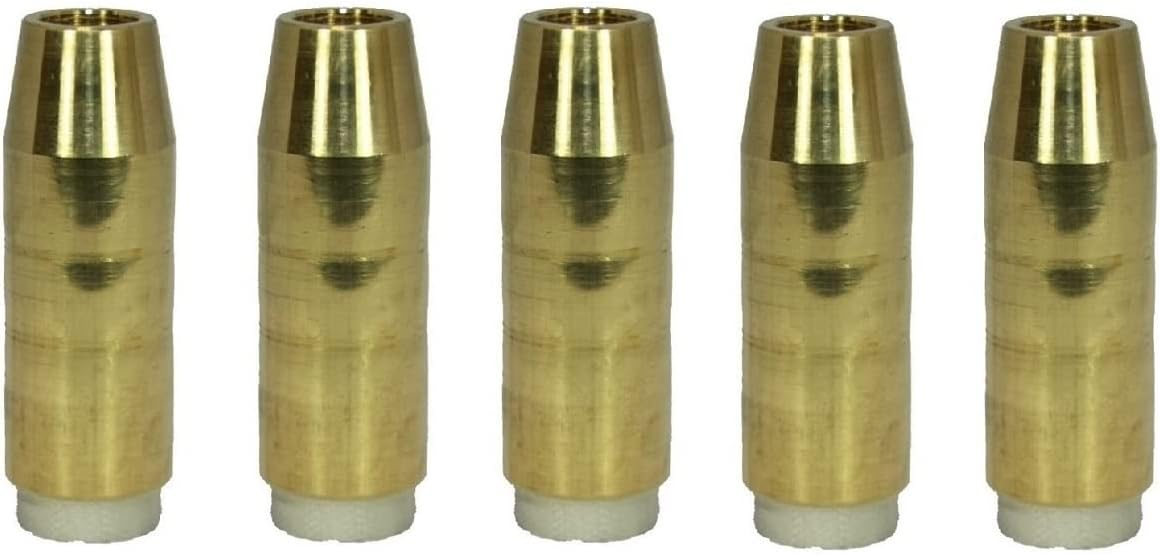 4392 Mig Welding Nozzle 1/2" for Bernard 200, 300 Amp MIG welding Guns 4392 (Pack of 5) 4392
