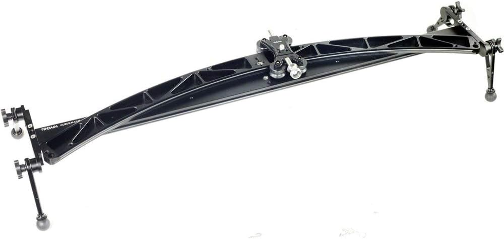 PROAIM 4ft / 48" Curve-N-Line Camera Video Slider. 360° Rotating Legs. Payload up to 25kg / 55lb. (SL-CNL-4)