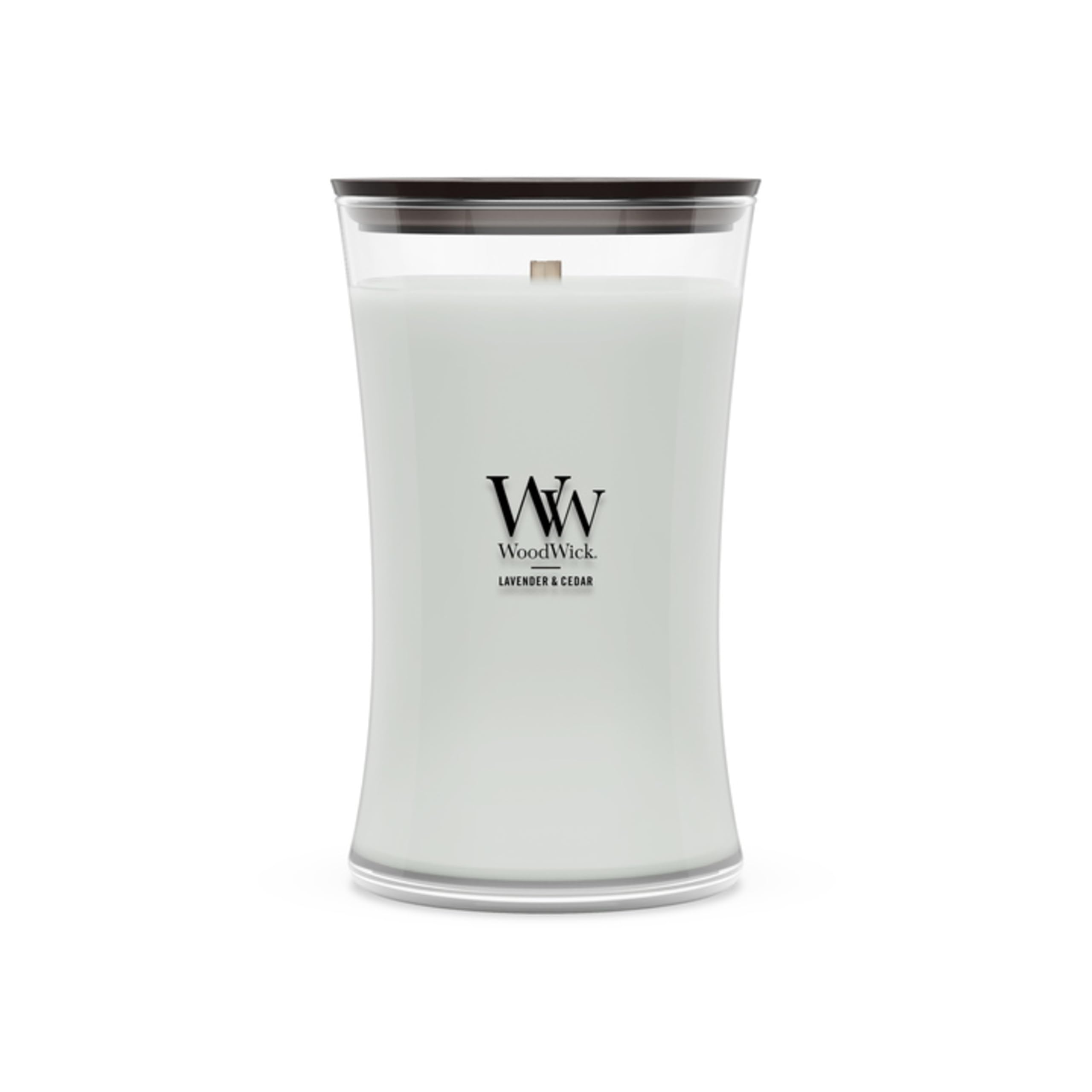 WoodWick Bougie en pot 1666272, gris clair.