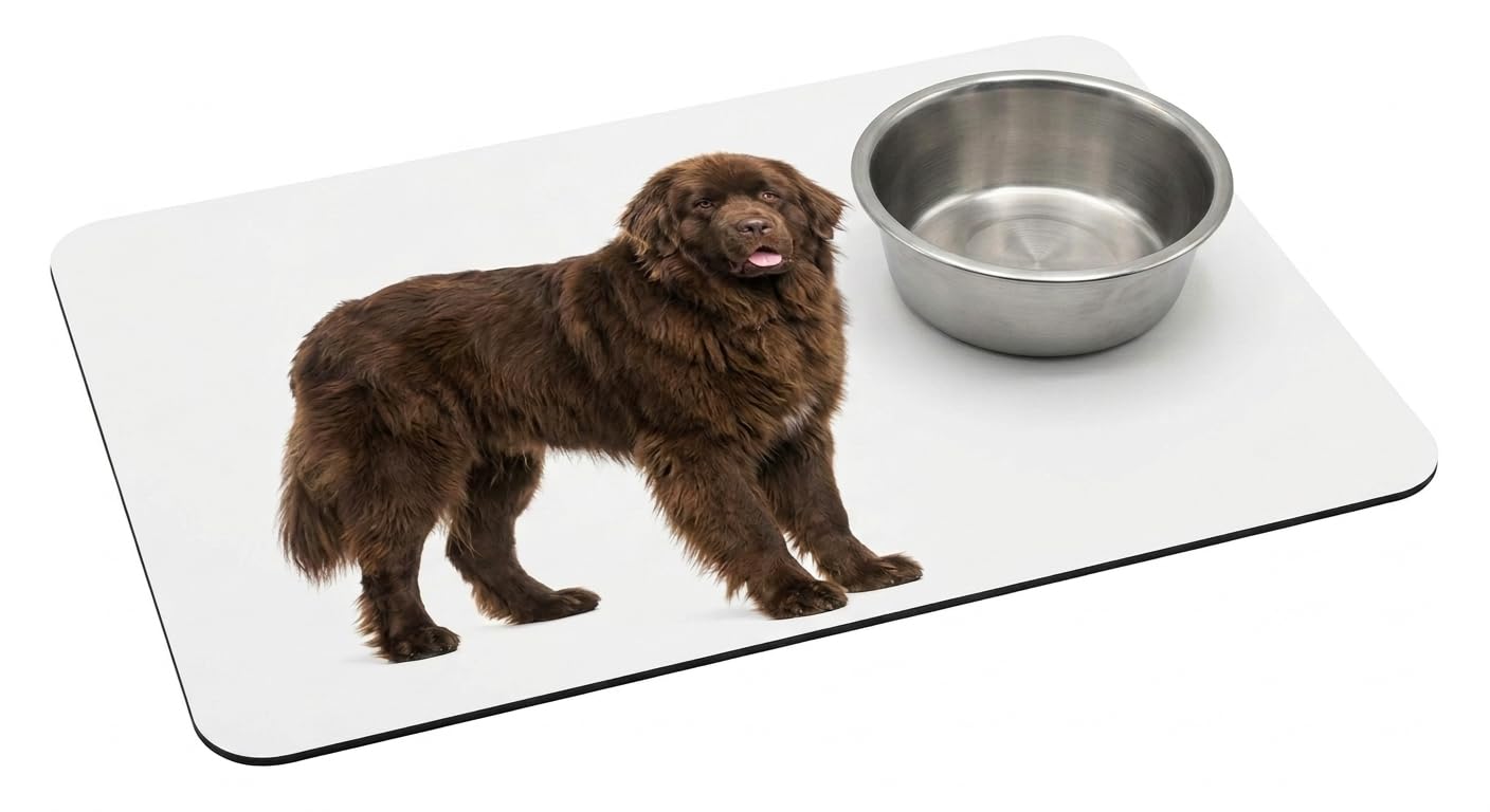 Tappetino per Ciotole Cani e Gatti | Antiscivolo Impermeabile | Stampa Personalizzata con la Tua Foto | 5 Taglie Disponibili | Made in Italy
