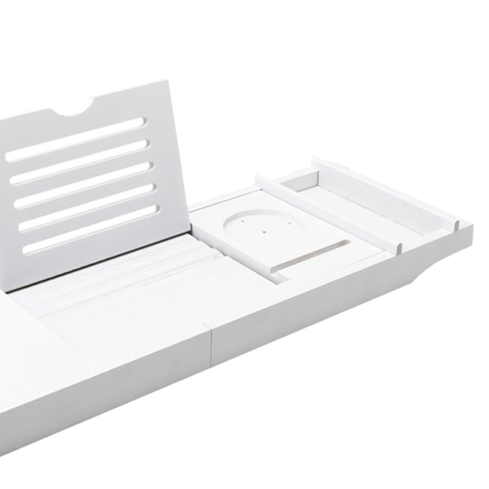 Vassoio regolabile per vasca da bagno in bambù con supporto estensibile per garantire comfort e stabilità per meravigliose esperienze di bagno. Vassoio per vasca da,