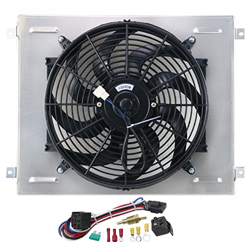 AluKuhler Radiator Shroud/Electric Fan Compatible with 1966-1977 Ford Fairlane Maverick Falcon Mustang Torino & Mercury Comet Cougar L6 V8