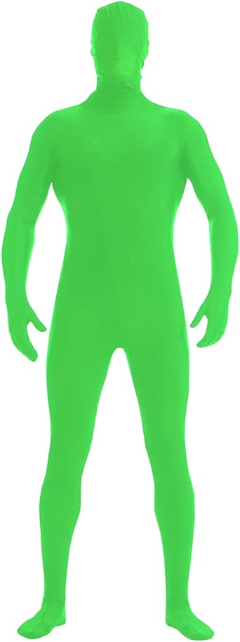 Unisex Spandex Stretch Adult Costume Disappearing Man Body Suit Zentai Full Bodysuit Costume